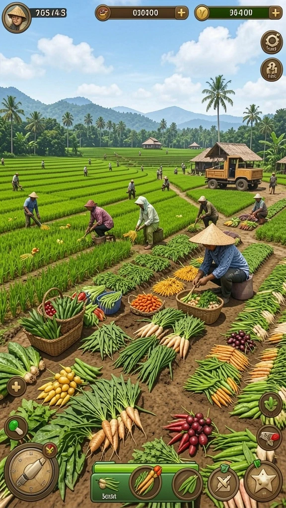 555zk - Tampilan level awal yang penuh warna dan menarik.