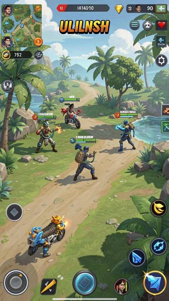 f08 - Karakter unik dengan berbagai kemampuan.