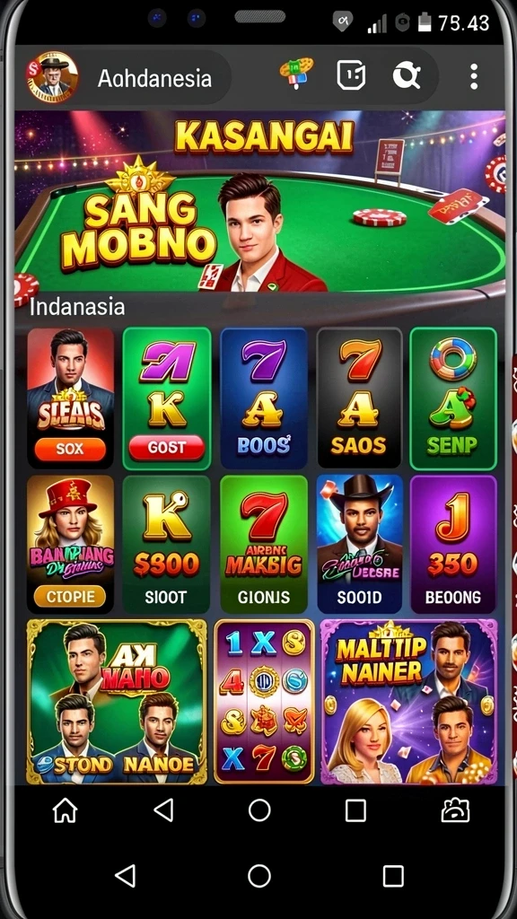 luck365 - Tampilan antarmuka yang menarik dan modern.