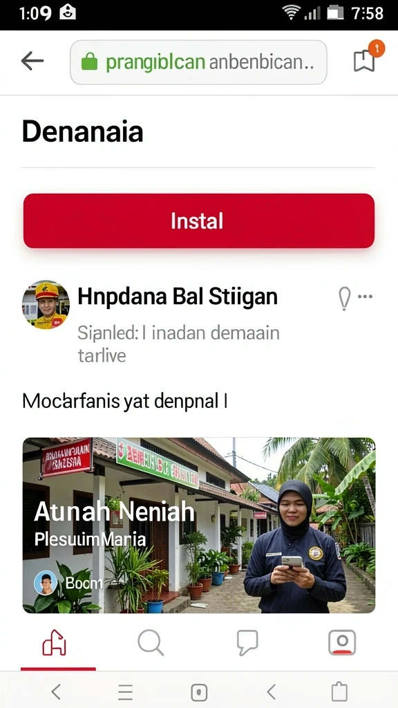 rk77 - Tampilan awal permainan yang menarik dan user-friendly.