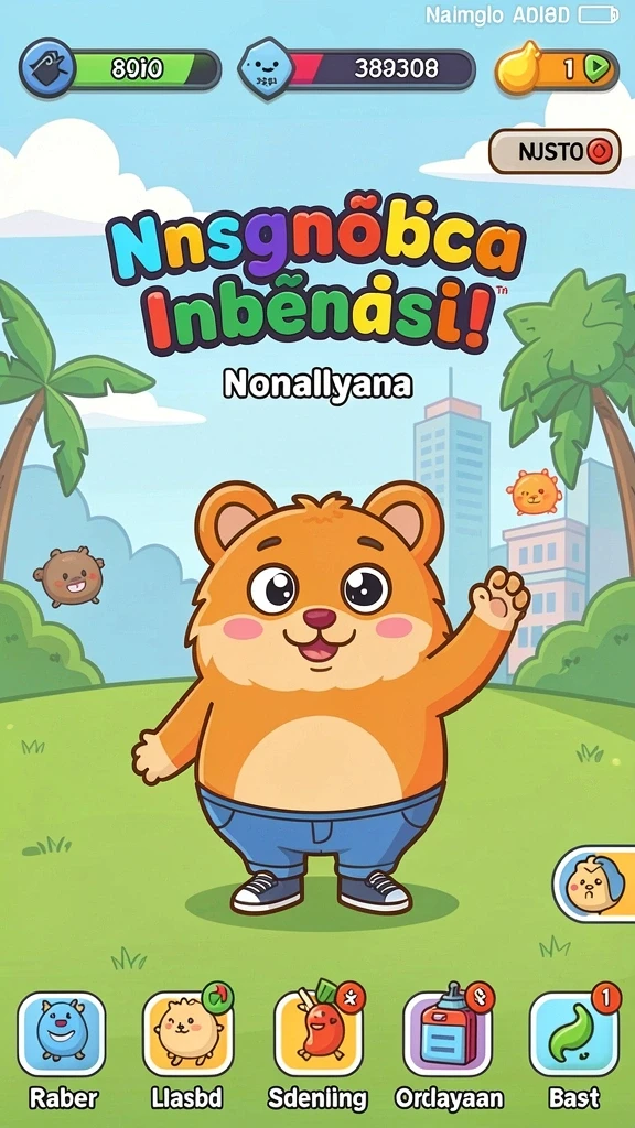 zofaza - Screenshot menunjukkan lingkungan menakjubkan dalam game.