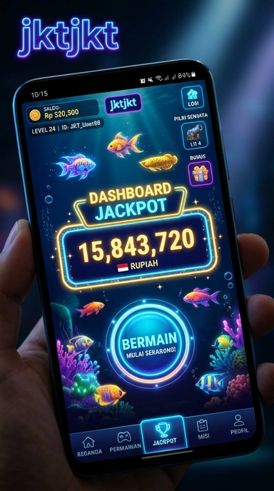 Layar utama jktjkt — antarmuka bersih setelah instalasi